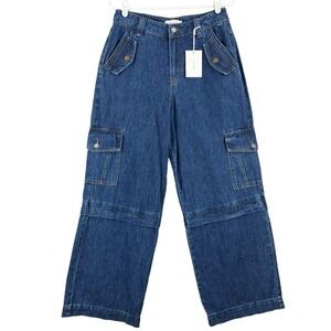 CELLO‎ Women's Blue Denim Skater Jeans Size 3 Mid Waisted Y2K Cotton NWT